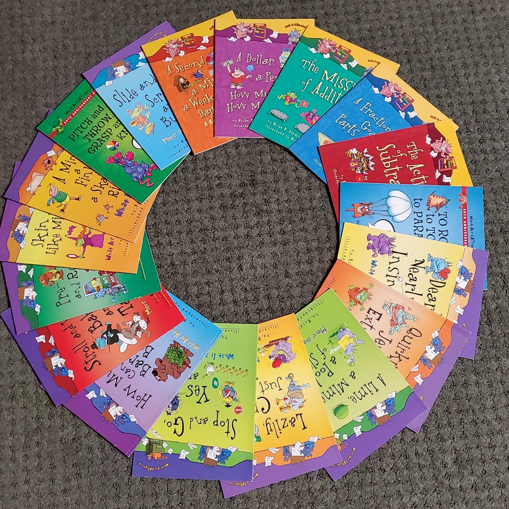 Colorful Children’s Reading Book Set - Assorted Bright Covers